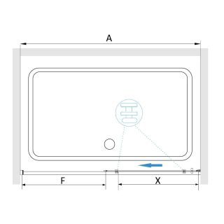 Душевая дверь RGW SV-12G 32321210-16 100см золото